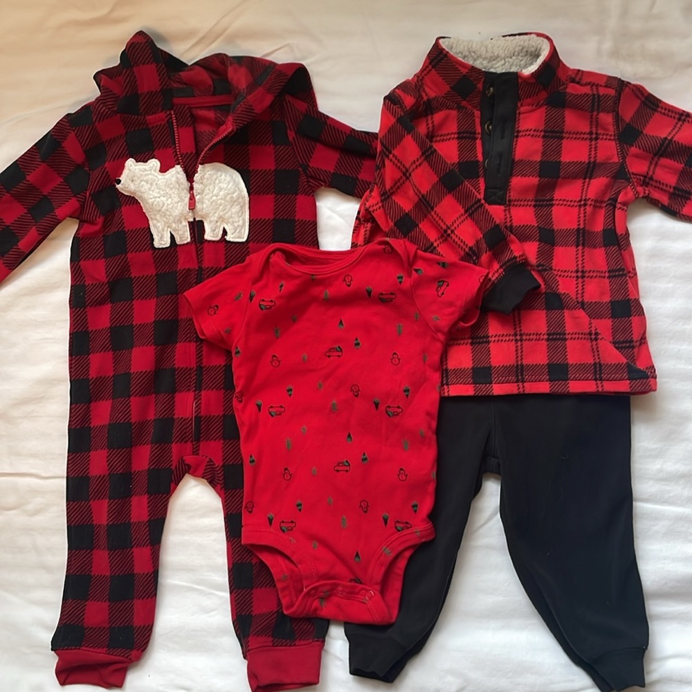 12 month old baby clothes set (4 piece)
